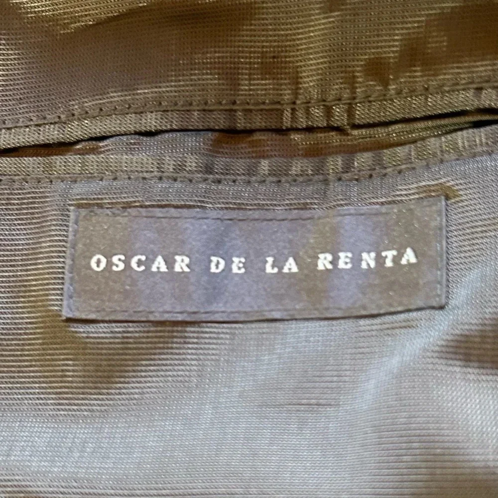 Oscar De La Renta Wool Blend Blazer Size 44R